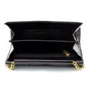 Ver imagem 2 de Kit Bolsa Bau Texturizada Feminina Bolsa Clutch Alça Corrente e Carteiira
