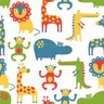 Papel de Parede African Animal - 0,58 x 3,00 metros - 1