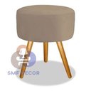 Ver imagem 1 de Puff Redondo Pés Palito Capuccino