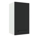 Ver imagem 1 de Armário de Cozinha Aéreo 35 cm 1 Porta Branco/Preto Agata Madesa
