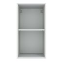 Ver imagem 4 de Armário de Cozinha Aéreo 35 cm 1 Porta Branco/Preto Agata Madesa
