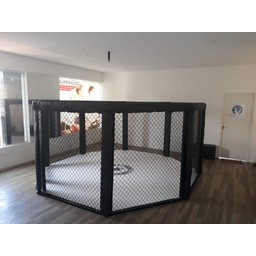 Octógono de Mma, Boxe Muay Thai Solo Tamanho 4 X 4metros:preto - 3
