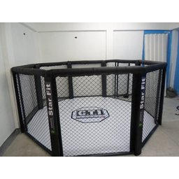 Octógono de Mma, Boxe Muay Thai Solo Tamanho 4 X 4metros:preto - 4