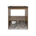 Ver imagem 4 de Balcão Armário para Fogão Cooktop 5 Bocas e Forno Elétrico Cozinha Evelyn Mobília Decor Savana Off W