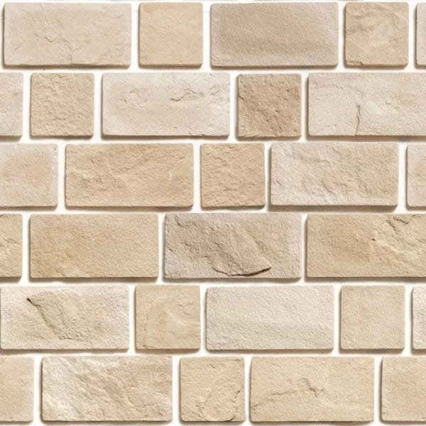 Papel de Parede Pedras fundo branco 2 - 0,58 x 3,00 metros - 1