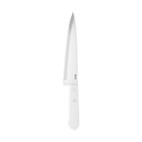 Ver imagem 1 de Faca para Cozinha Part 8 Polegadas em Aço Inox com Cabo Polipropileno Branco Brinox