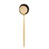 Jogo de Talheres Conjunto 4 Peças Dourado Luxo Gourmet Cozinha Mesa Colher Garfo Faca Sobremesa - 9