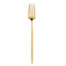 Jogo de Talheres Conjunto 4 Peças Dourado Luxo Gourmet Cozinha Mesa Colher Garfo Faca Sobremesa - 6