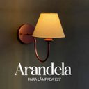 Ver imagem 4 de Arandela Luminaria de Parede Clássico Curvada Decoração Iluminação Casa Sala e Quarto Escritório