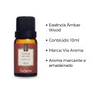 Ver imagem 5 de Kit com 2 Essências Clássicas Âmbar Wood 10ml Via Aroma