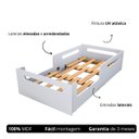 Ver imagem 5 de Cama Infantil Juvenil Baixa Montessoriana Branca em Moderna