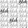 Papel de Parede Blah Blah Clean - 0,58 x 2,50 metros - 1