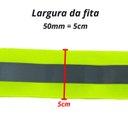 Ver imagem 3 de Fita Refletiva Faixa Reflexiva Sinalizadora Para Uniforme - 5cm X 10m:Rosa Fluorescente