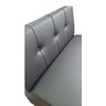 Poltrona Sofá Booth 1.10m 2 Lugares Preto Costura Retangular - 2