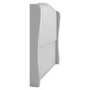 Ver imagem 3 de Cabeceira para Cama Box Casal 140 Cm Angel Corino Branco I02 - D'Rossi