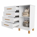 Ver mais imagens de Cômoda 01 Porta 04 Gavetas Dallas Kaiki Móveis