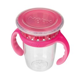 Copo Inteligente 360 em tritan 240ml 12M+ Nûby Rosa - 2