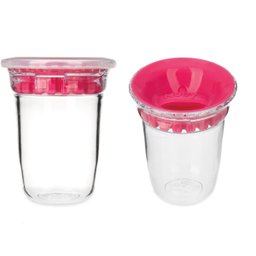 Copo Inteligente 360 em tritan 240ml 12M+ Nûby Rosa - 4