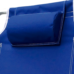 Cadeira Praia Camping Dobrável Reclinável Bolsa Térmica Kala - 6
