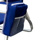 Ver imagem 5 de Cadeira Praia Camping Dobrável Reclinável Bolsa Térmica Kala