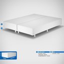 Ver imagem 3 de Base Box Queen Bipartido Kupon Probel
