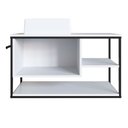 Ver imagem 1 de Gabinete para Banheiro Suspenso 80cm P1007 Branco com Cuba