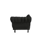 Ver imagem 7 de Recamier Decorativo Divã Amsterdã 147cm Lado Esquerdo Suede Preto