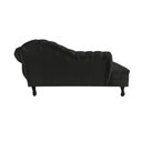 Ver imagem 6 de Recamier Decorativo Divã Amsterdã 147cm Lado Esquerdo Suede Preto