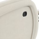 Ver mais imagens de Poltrona do Papai Sala de Cinema Reclinável Kylie Glider Manual Giratória USB Veludo Bege G23 Gran B