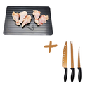 Ver imagem 2 de Kit Tabua Degeladora + Jogo de Facas Ultrafiadasa Maxchef