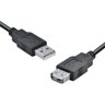 Cabo Usb a Macho X Usb a Fêmea 2.0 - 5m Extensor - Uamaf-5 - - 1