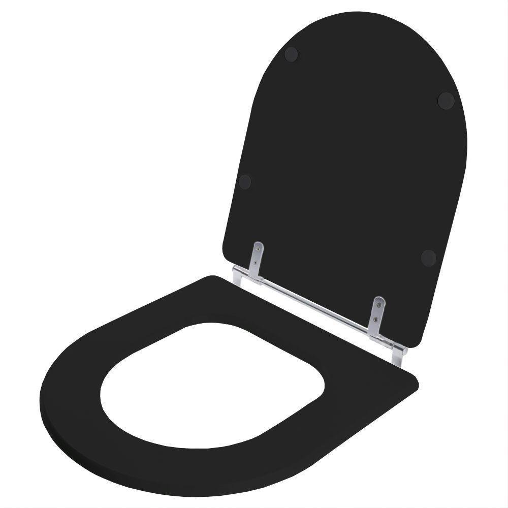 Tampa de Vaso Calypso Preto para Bacia Incepa 6lpf - 6
