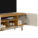 Ver imagem 2 de Rack para Sala de Estar Tv 75 Pol 3 Portas 180cm Milano L05 Tauari Off White