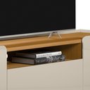 Ver imagem 3 de Rack para Sala de Estar Tv 75 Pol 3 Portas 180cm Milano L05 Tauari Off White