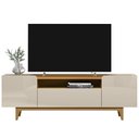 Ver imagem 6 de Rack para Sala de Estar Tv 75 Pol 3 Portas 180cm Milano L05 Tauari Off White