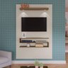 Painel para TV até 42 Polegadas com LED Nexus Artely Off White/Pinho - 1