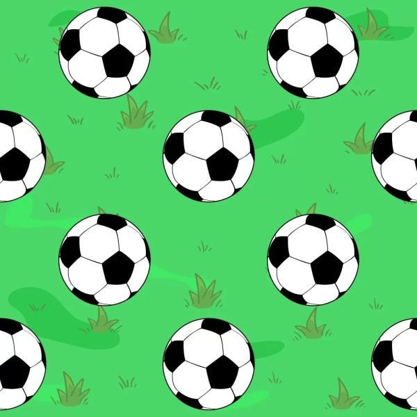 Papel de Parede Futebol - 0,58 x 2,50 metros - 1