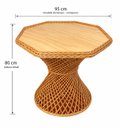 Ver imagem 2 de Mesa Jantar Octogonal Trançada