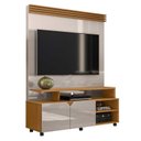 Ver imagem 1 de Home Sala Para TV Até 55 Pol Berlim 1.36 Lukaliam Off White/Tauari