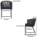 Ver imagem 2 de 7 Cadeiras de Jantar Área Noronha Fendi E10 Trama Original Preto