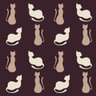 Papel de Parede Gatos - 0,58 x 2,50 metros - 1