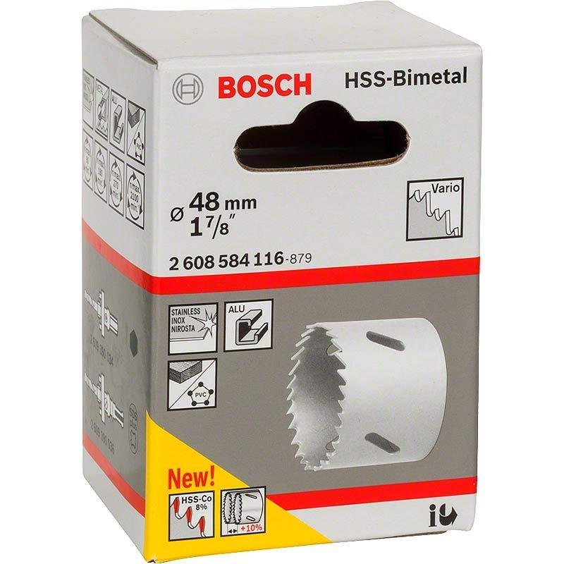 Serra Copo 1.7/8 Pol 48MM em Aço Bimetálico e Cobalto BOSCH - 4