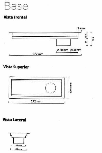 Ralo Linear Tiny Tampa Oculta 25 cm - 4