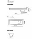 Ver imagem 4 de Ralo Linear Tiny Tampa Oculta 25 cm