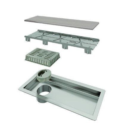 Ralo Linear Tiny Tampa Oculta 25 cm - 1