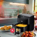 Ver imagem 6 de Fritadeira sem Óleo Airfryer Hq 7 Litros Digital com Visor Preto Hq-af7ldl