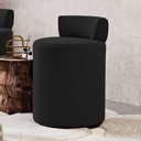 Ver imagem 2 de Puff Decorativo Orgânico Living Aegon Minimalista Veludo Preto - Desk Design