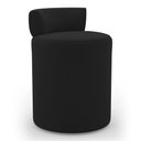 Ver imagem 1 de Puff Decorativo Orgânico Living Aegon Minimalista Veludo Preto - Desk Design