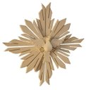 Ver imagem 2 de Divino Espírito Santo Uai Artesanatos Rustico Artesanal Madeira Resplendor Branco