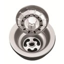 Ver imagem 1 de Válvula De Escoamento De Pia De Cozinha 3 1/2 Inox